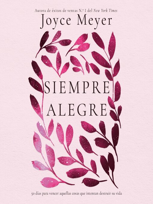 Title details for Siempre Alegre by Joyce Meyer - Available